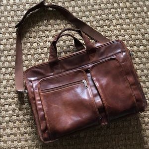 Newport Vacqueta Leather Briefcase